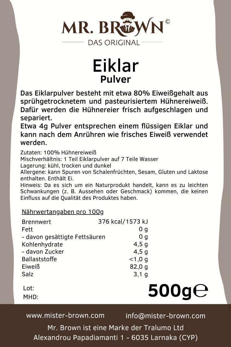 Eiklarpulver 500g