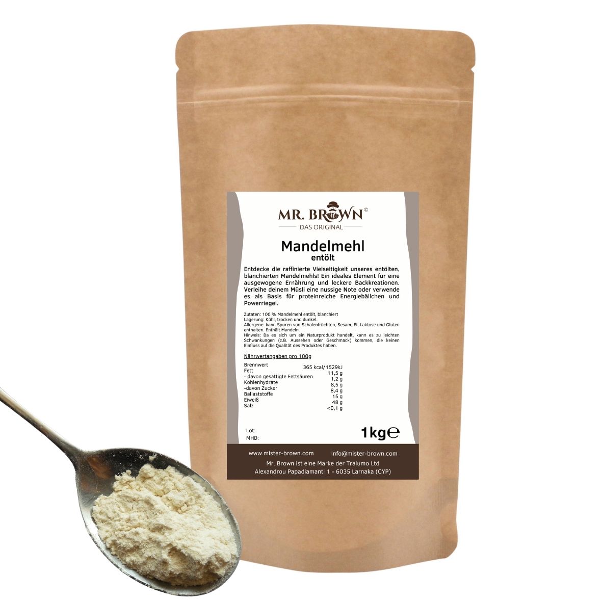 Mandelmehl entölt | Mandelprotein 1kg