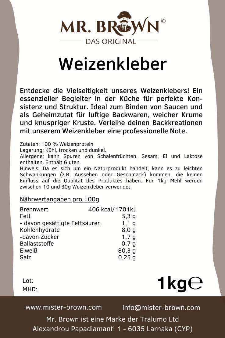 Weizenkleber 1kg