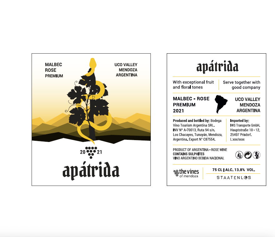 Apátrida Malbec Wein (Rose) 2021/2024