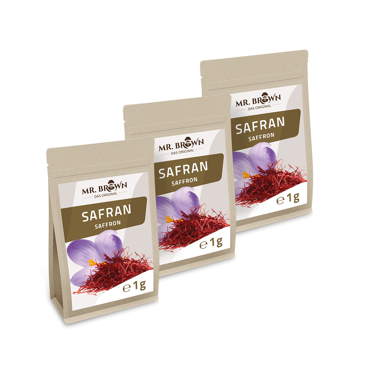 Safranfäden 5 x 1 g | Spitzenkategorie 1