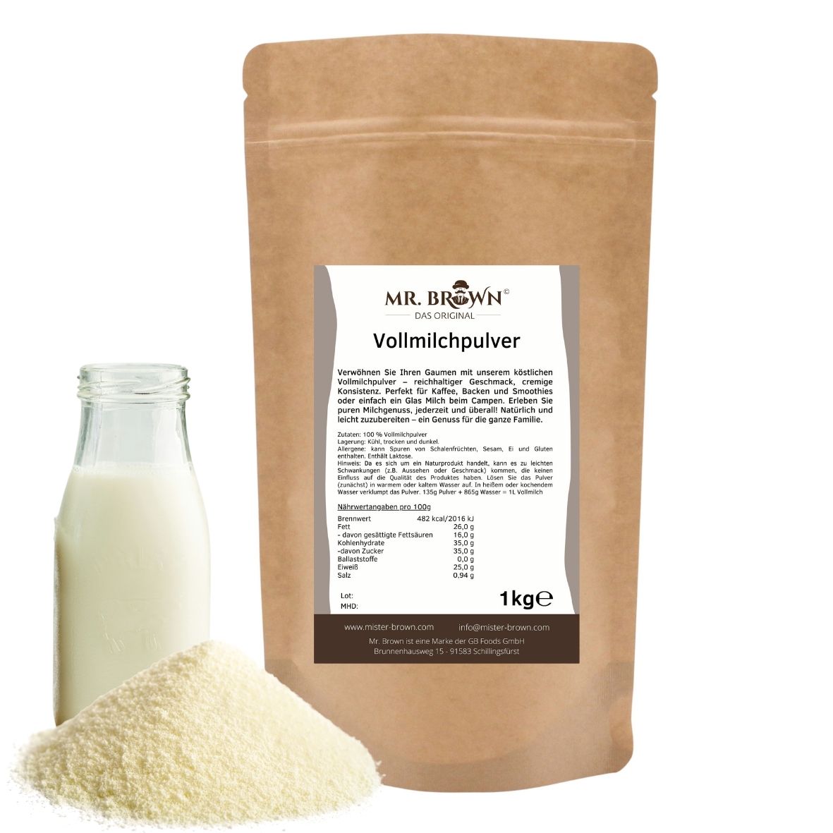 Vollmilch Pulver 1kg