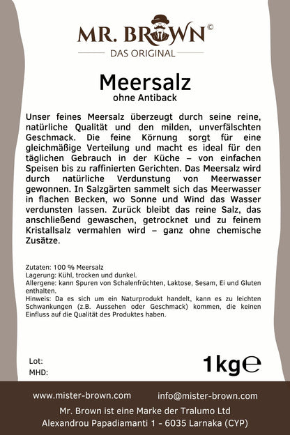 Meersalz fein 1kg