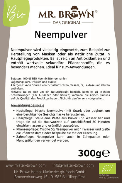 BIO Neempulver 300g