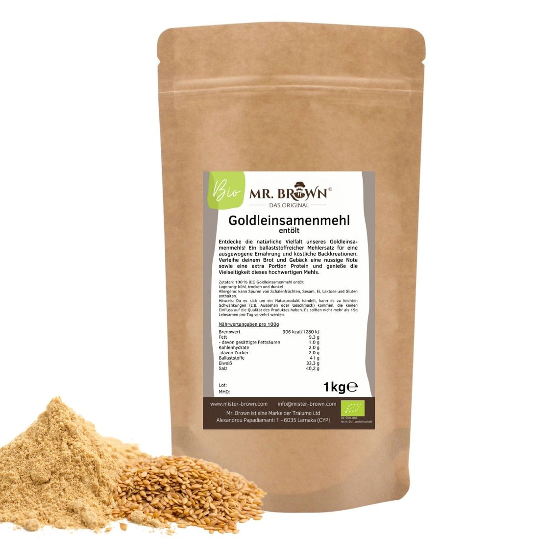 BIO Goldleinsamenmehl entölt 1kg