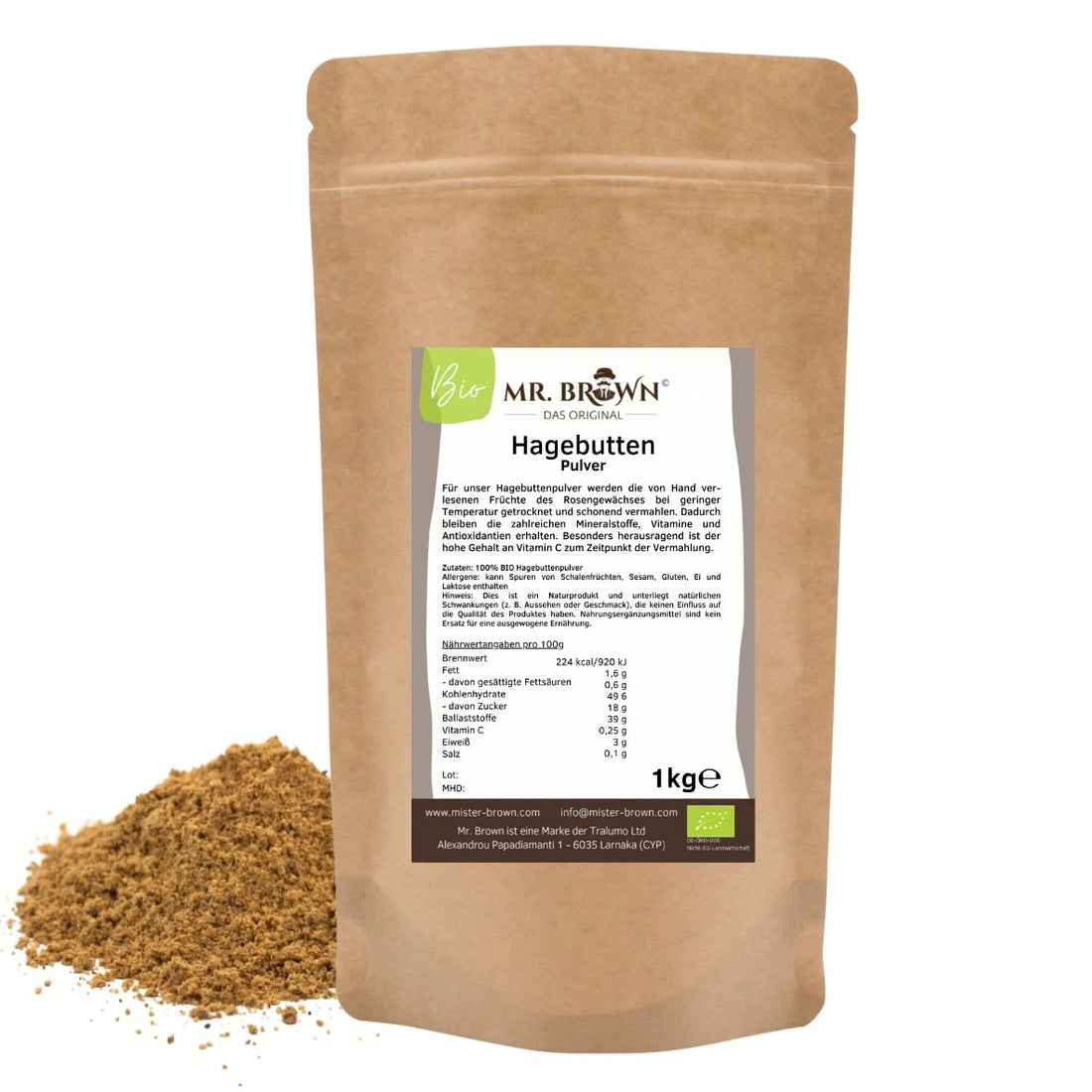 BIO Hagebuttenpulver 1kg