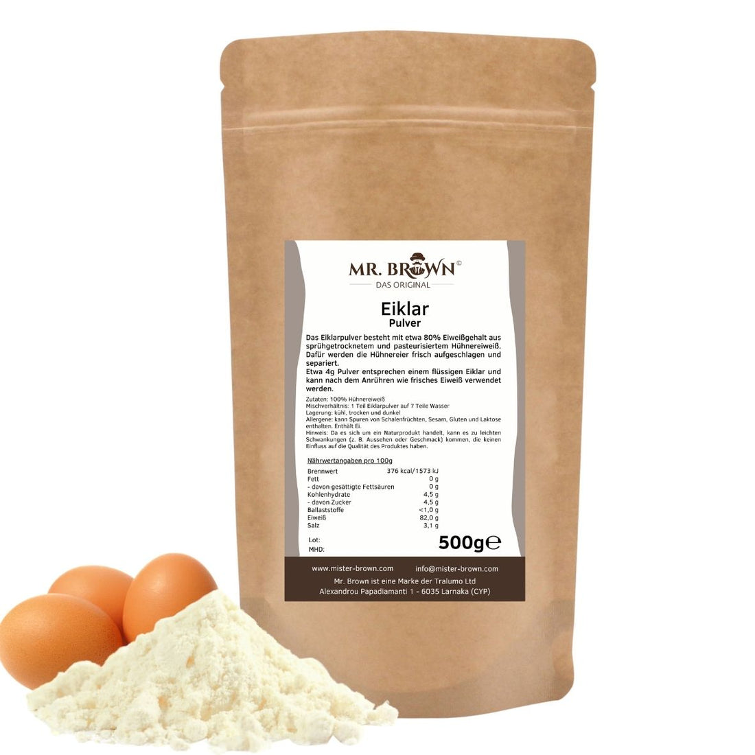 Eiklarpulver 500g