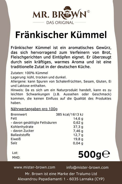 Fränkischer Kümmel 500g