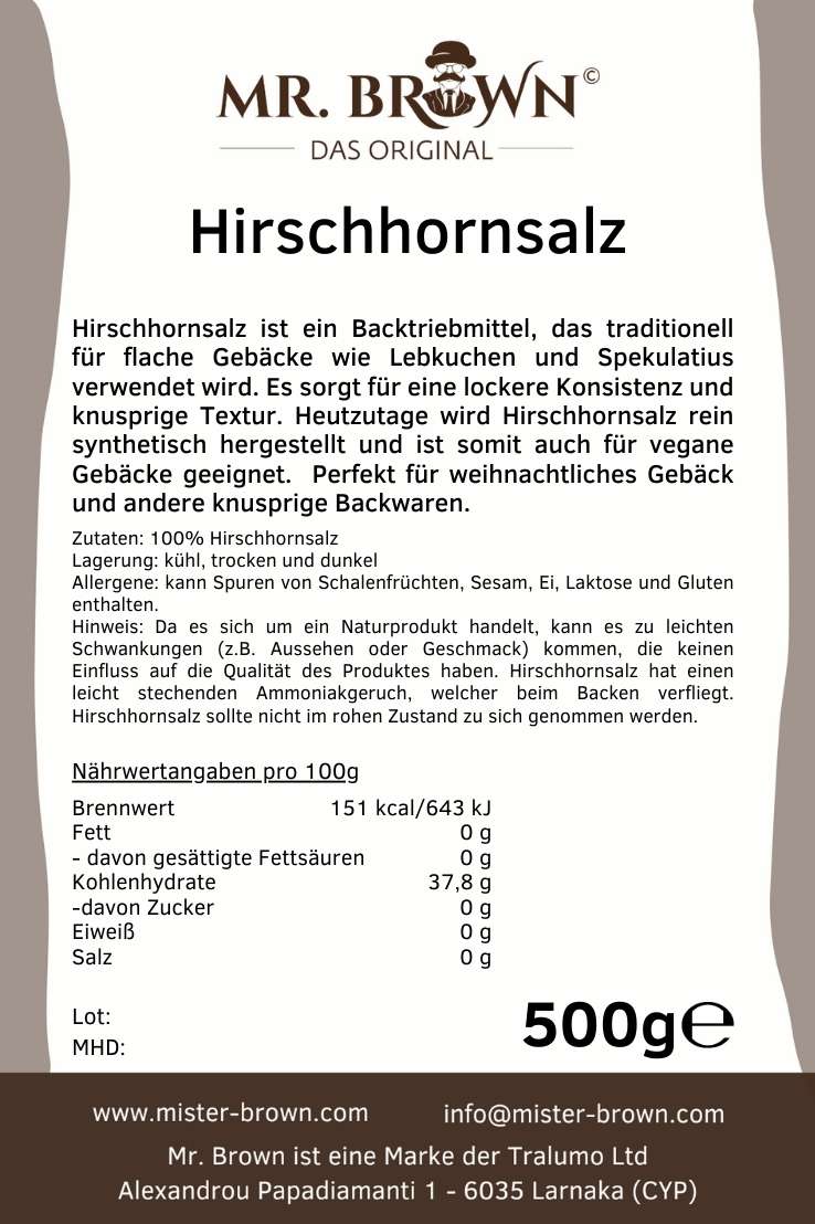 Hirschhornsalz - ABC Trieb 500g