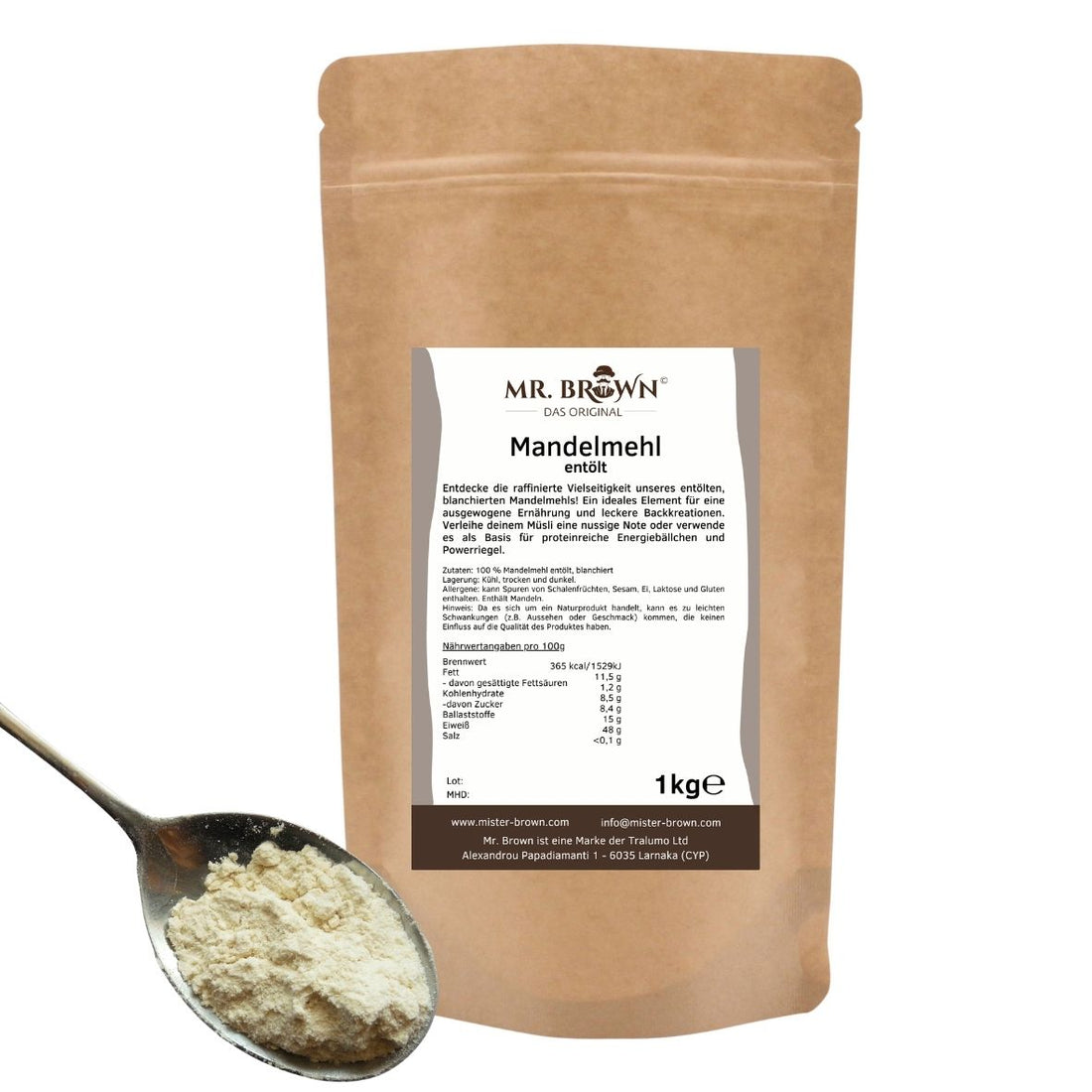 Mandelmehl entölt | Mandelprotein 1kg