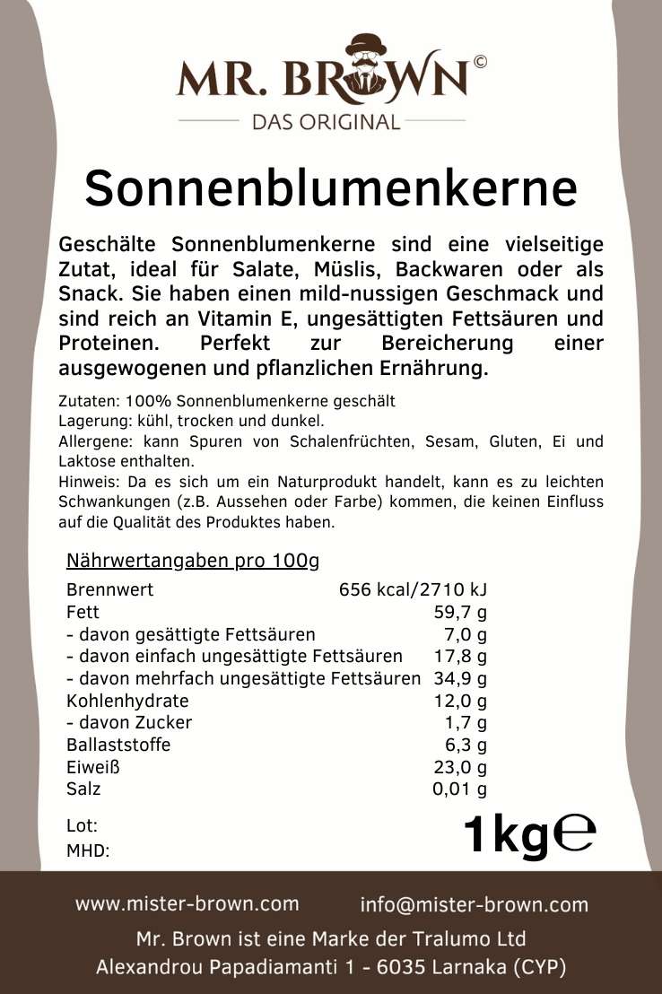 Sonnenblumenkerne 1kg