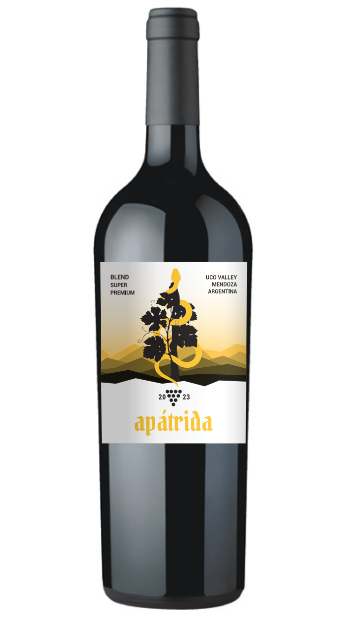 Apátrida Malbec (Blend/Super Premium/Barrel Fermented)  2022/2023