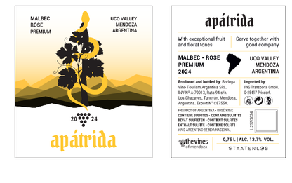 Apátrida Malbec Wein (Rose) 2021/2024