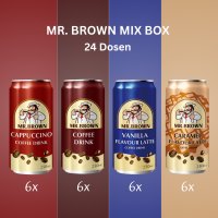 MR. BROWN Coffee Drink MIX BOX 24er Pack